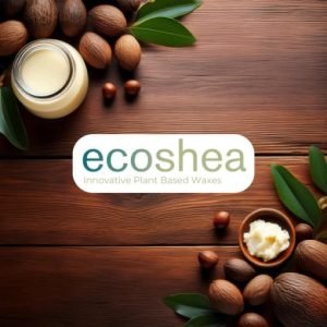Първокласен восък с масло от шеа за естествени свещи в контейнери EcoShea