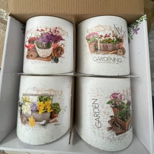 Керамична кашпа „Garden“