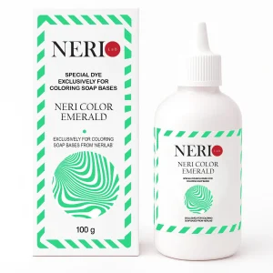 Смарагдов оцветител за сапунена основа – NERI COLOR (100 гр)