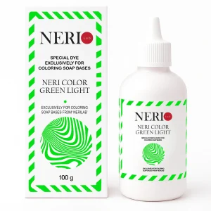 Светлозелен оцветител за сапунена основа – NERI COLOR (100 гр)