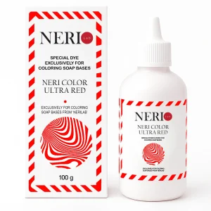 Ултра червен оцветител за сапунена основа – NERI COLOR (100 г)